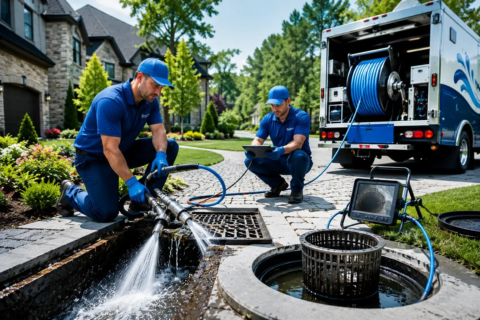 Local outdoor drain cleaning professionals in Hardy, IA